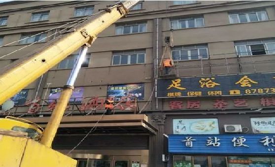 黄冈安装较高的门店招牌有什么好的方法？